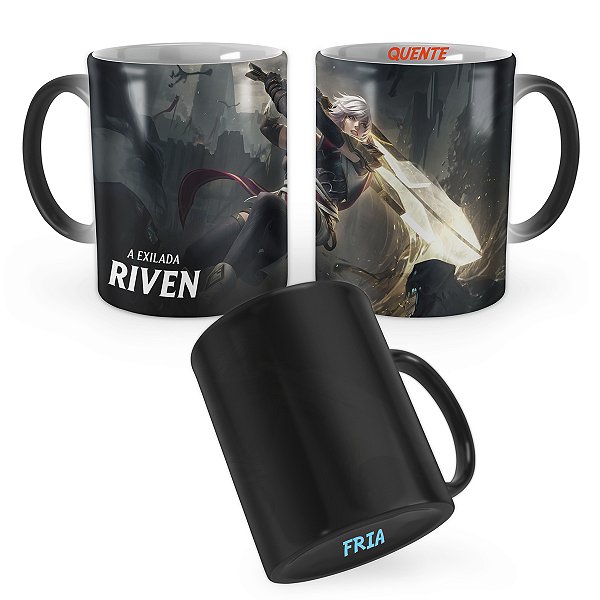 Caneca Mágica Riven Sentinela League of Legends Lol