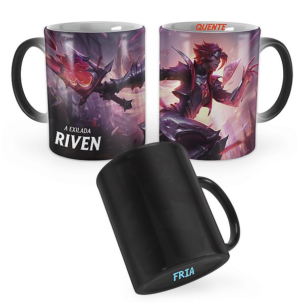 Caneca Mágica Riven Pacto Quebrado League of Legends Lol