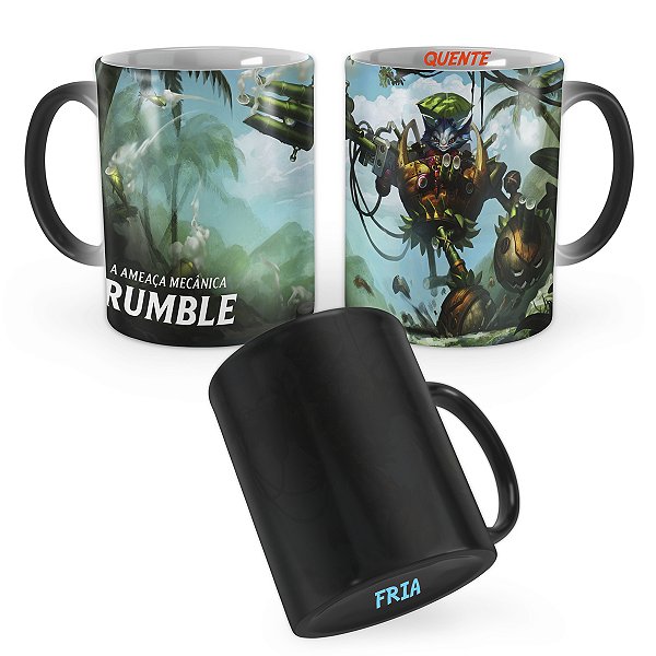 Caneca Mágica Rumble de Férias League of Legends Lol