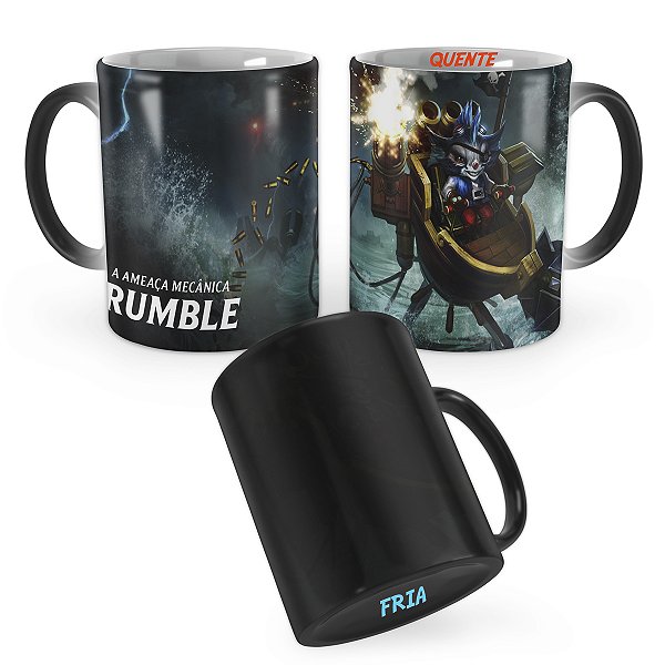 Caneca Mágica Rumble Ratazana do Mar League of Legends Lol