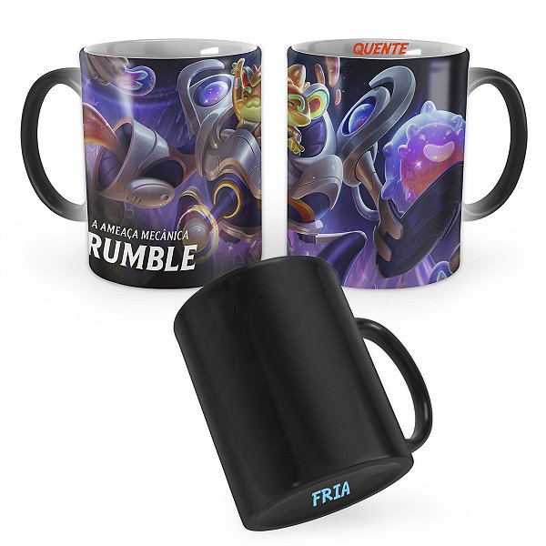 Caneca Mágica Rumble Embalos no Espaço League of Legends Lol