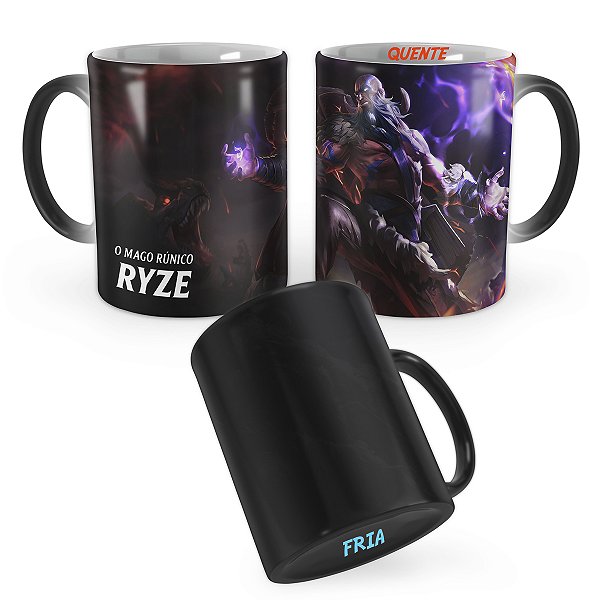 Caneca Mágica Ryze Tribal League of Legends Lol