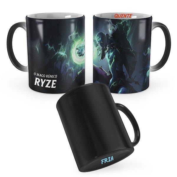 Caneca Mágica Ryze Zumbi League of Legends Lol