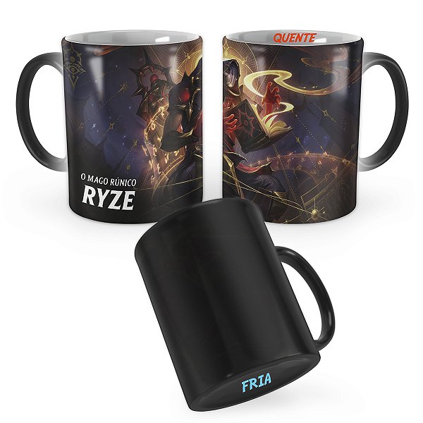Caneca Mágica Ryze Arcana League of Legends Lol