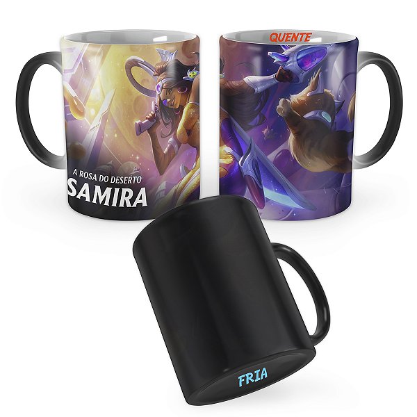 Caneca Mágica Samira Embalos no Espaço League of Legends Lol