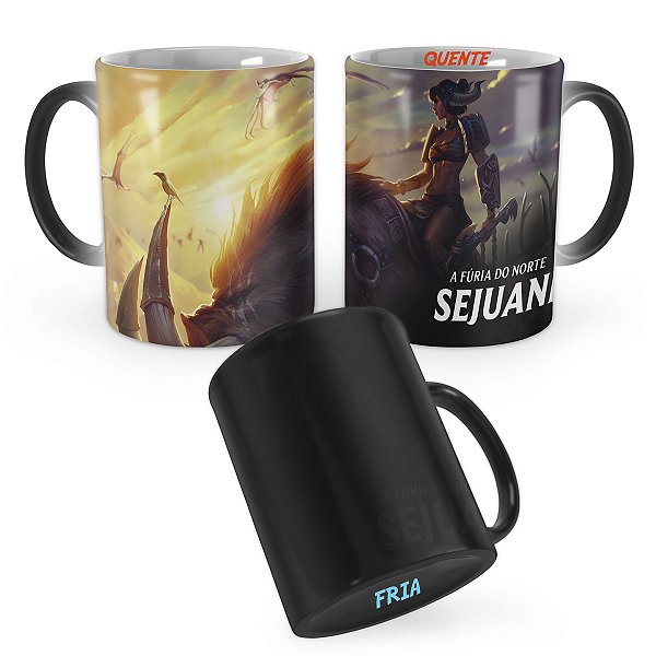 Caneca Mágica Sejuani Presas de Sabre League of Legends Lol