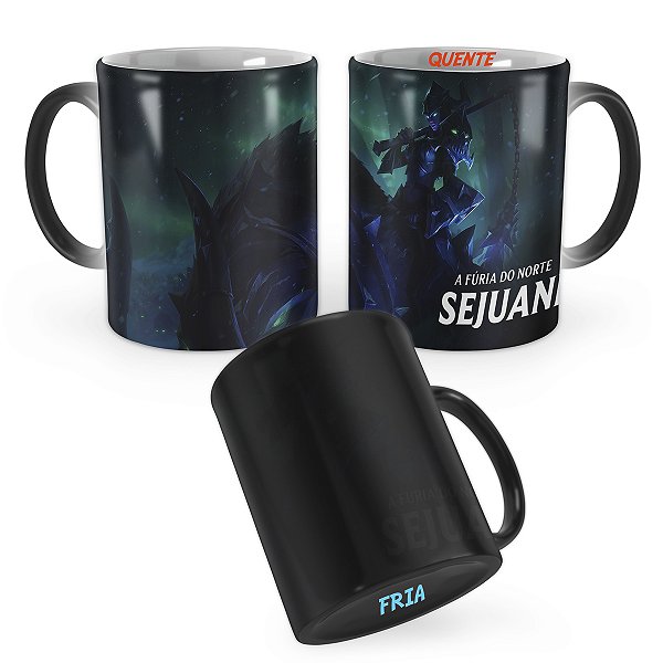 Caneca Mágica Sejuani Amazona das Trevas League of Legends Lol