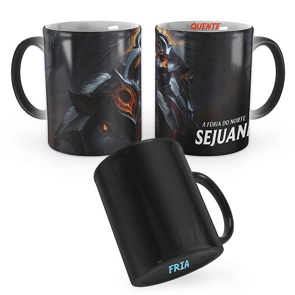 Caneca Mágica Sejuani Eclipse Solar League of Legends Lol