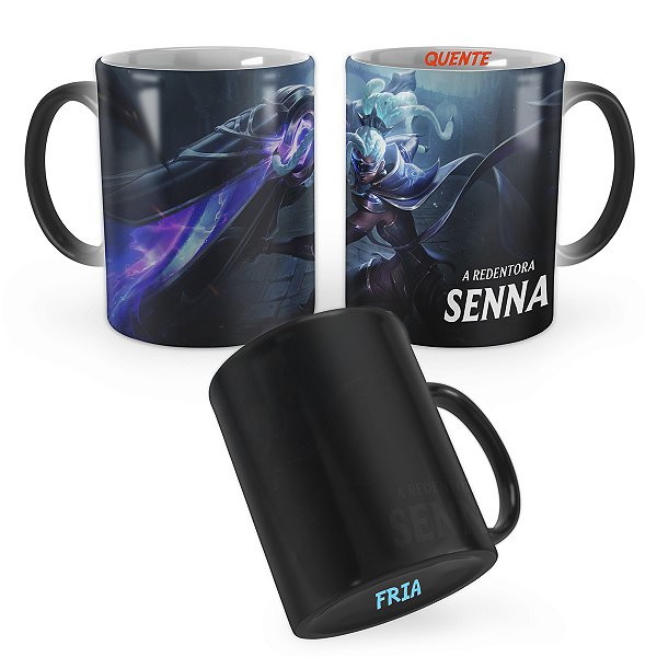 Caneca Mágica Senna Eclipse Lunar League of Legends Lol