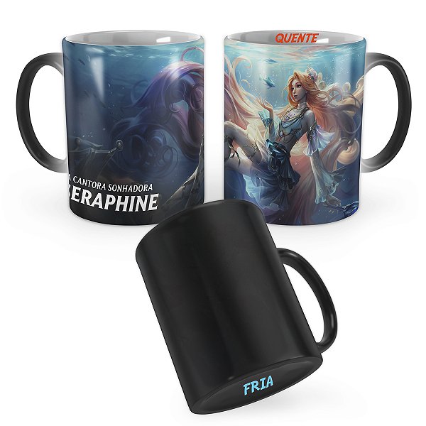 Caneca Mágica Seraphine Canção do Oceano de Prestígio Lol
