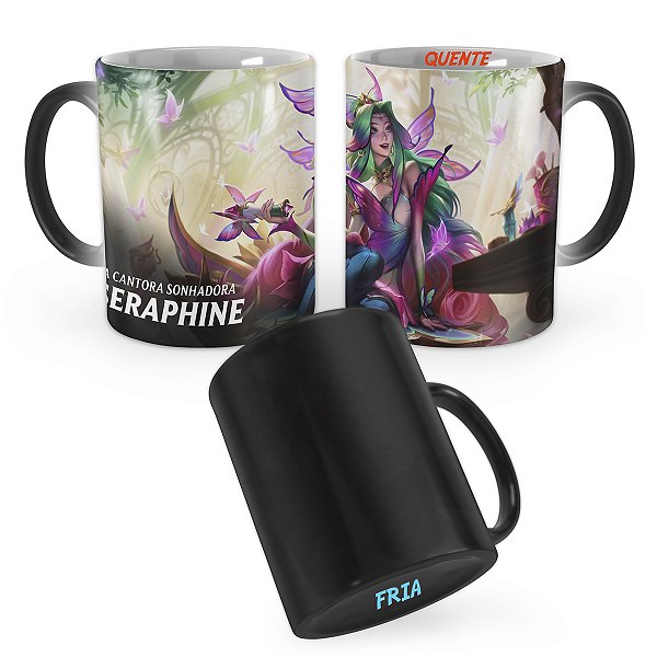 Caneca Mágica Seraphine Corte das Fadas League of Legends Lol