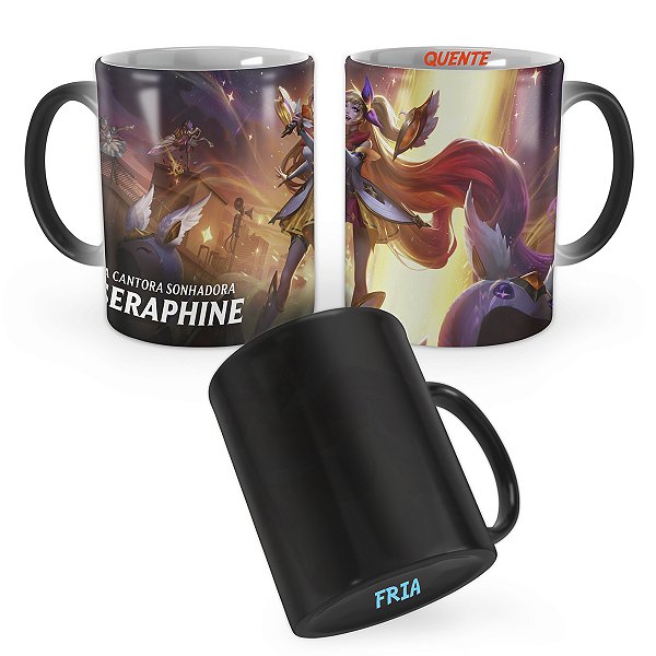 Caneca Mágica Seraphine Guardiã Estelar League of Legends Lol