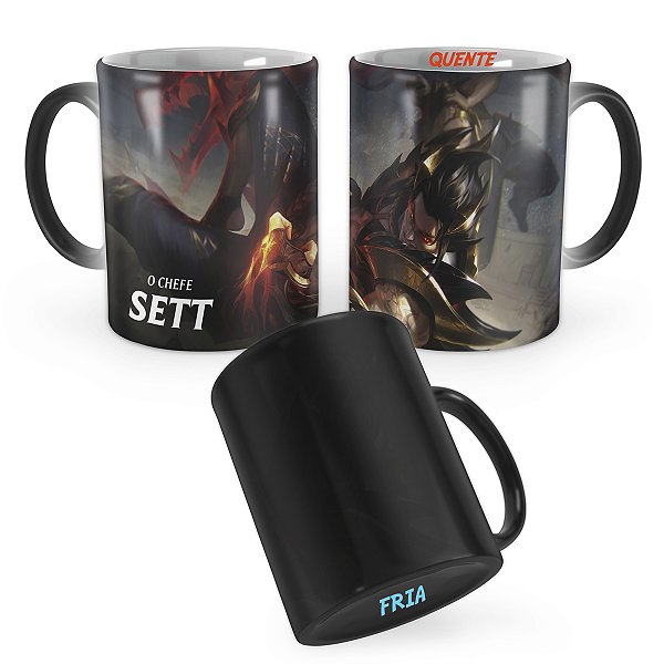 Caneca Mágica Sett Dragão de Obsidiana League of Legends Lol