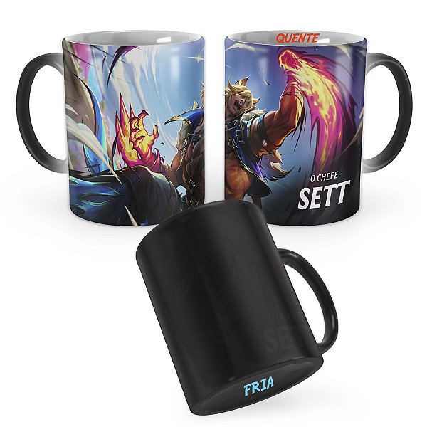 Caneca Mágica Sett Soul Fighter League of Legends Lol