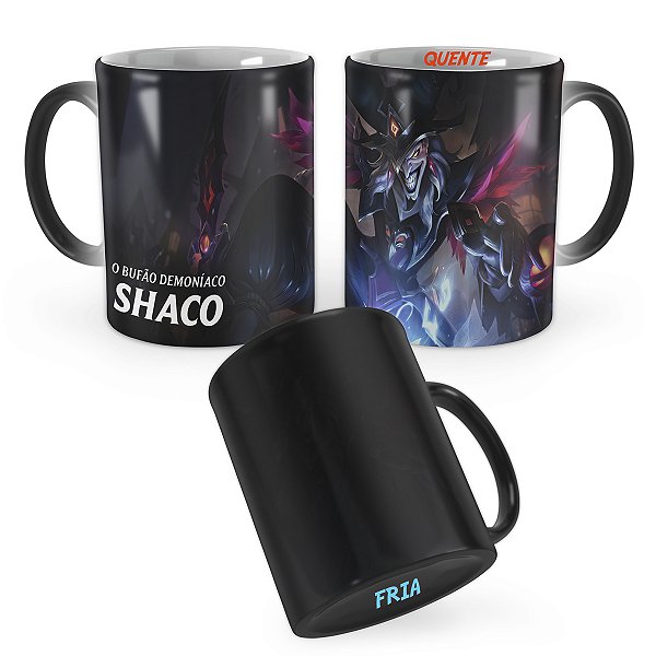 Caneca Mágica Shaco Arcanista League of Legends Lol