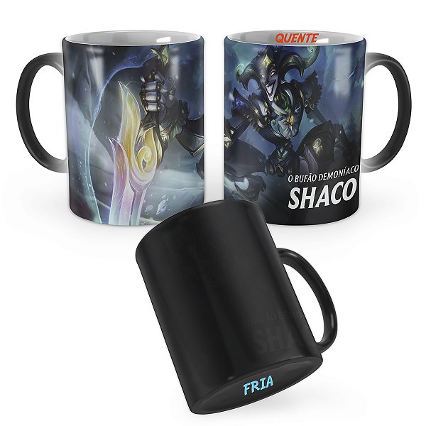 Caneca Mágica Shaco Bênção do Inverno League of Legends Lol