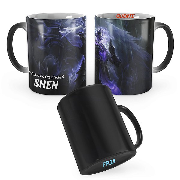 Caneca Mágica Shen Guardião das Cinzas League of Legends Lol