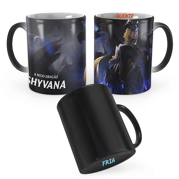 Caneca Mágica Shyvana Mundial 2014 League of Legends Lol