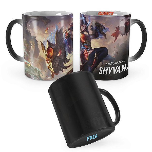 Caneca Mágica Shyvana Jornada Imortal League of Legends Lol