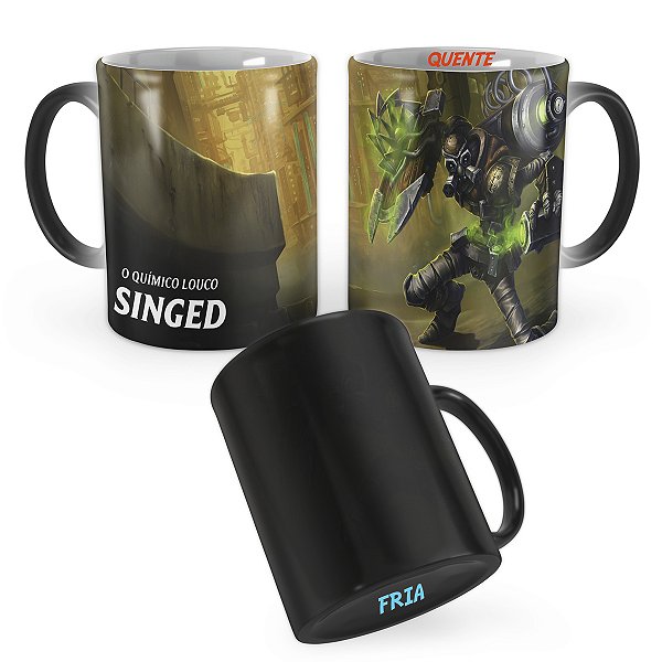 Caneca Mágica Singed Hextec League of Legends Lol
