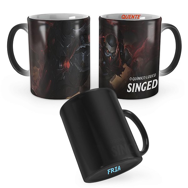 Caneca Mágica Singed da Resistência League of Legends Lol