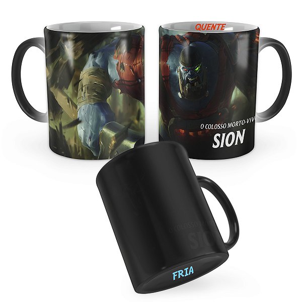 Caneca Mágica Sion Lenhador League of Legends Lol