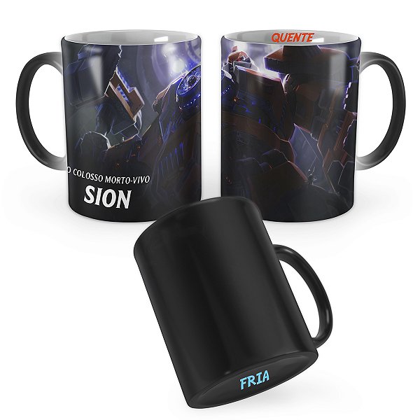 Caneca Mágica Mech Zero Sion League of Legends Lol
