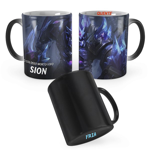 Caneca Mágica Sion Gelo Sombrio League of Legends Lol