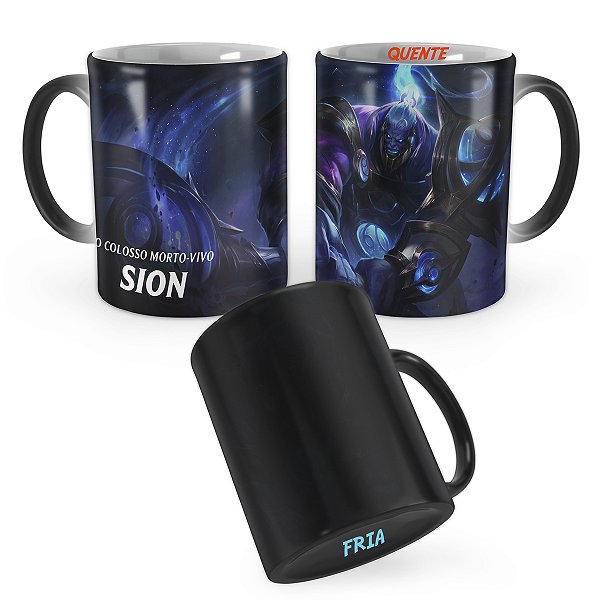 Caneca Mágica Sion Paladino Cósmico League of Legends Lol