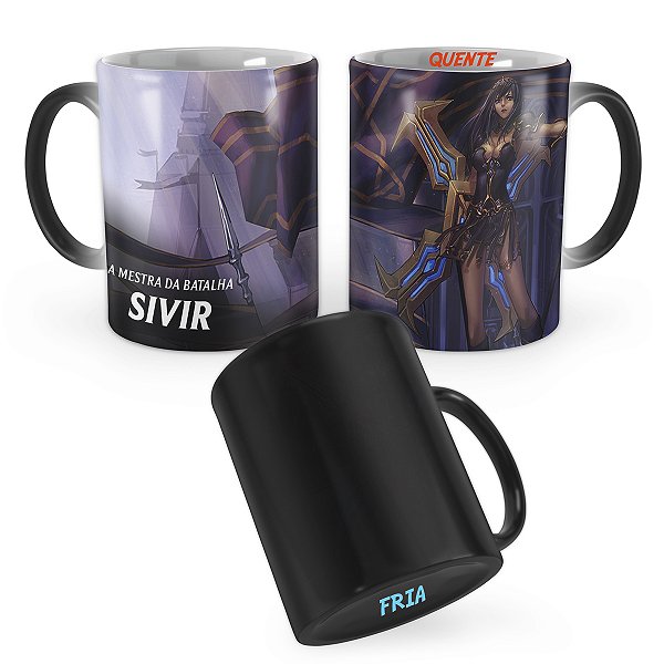 Caneca Mágica Sivir, a Princesa Guerreira League of Legends Lol