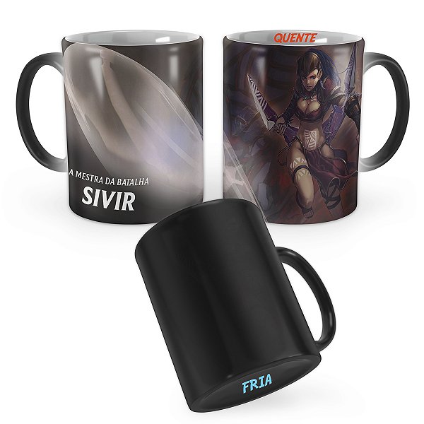 Caneca Mágica Sivir Caçadora League of Legends Lol