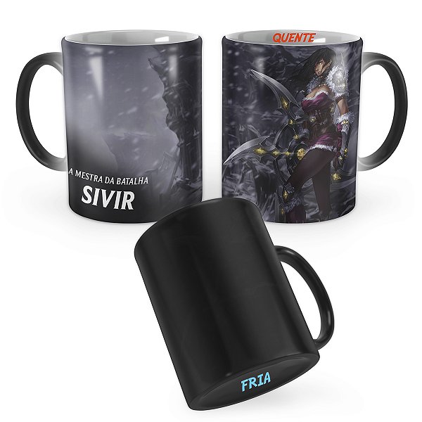 Caneca Mágica Sivir Gatuna League of Legends Lol