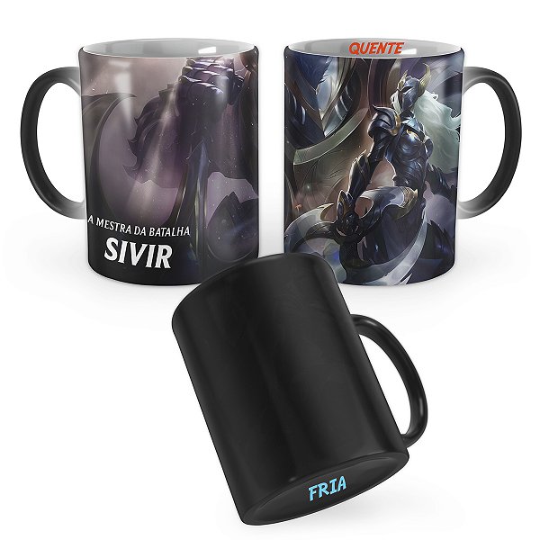 Caneca Mágica Sivir Vigia League of Legends Lol