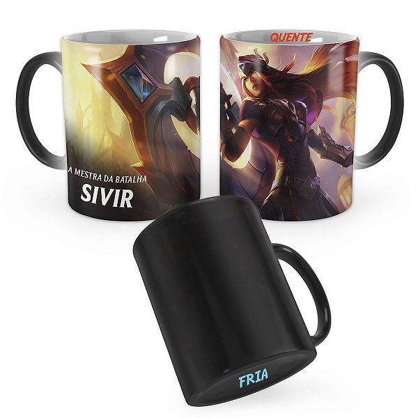 Caneca Mágica Sivir Vitoriosa League of Legends Lol