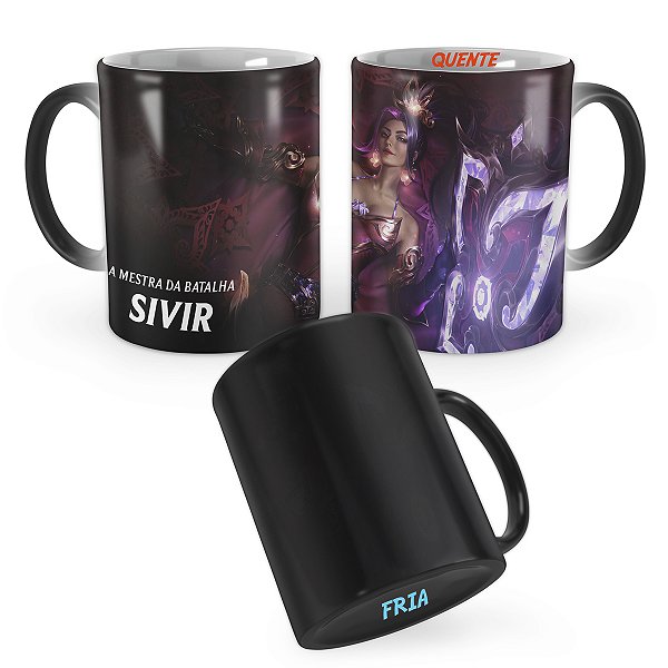 Caneca Mágica Sivir Criadora Mítica de Prestígio League of Legends