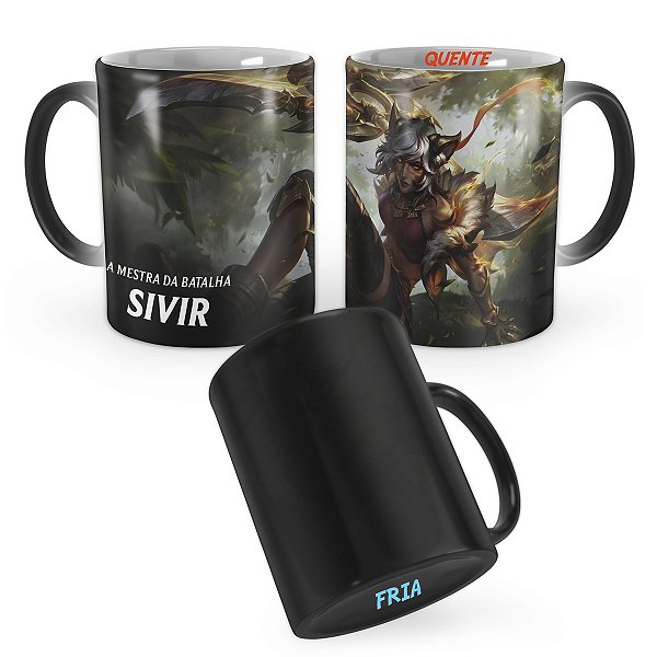 Caneca Mágica Sivir Emboscada Primordial League of Legends Lol