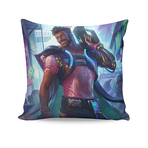 Almofada Akshan Ciberpop League Of Legends LOL