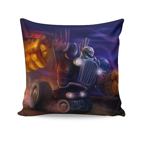 Almofada Blitzcrank Tunado em Piltover League Of Legends LOL