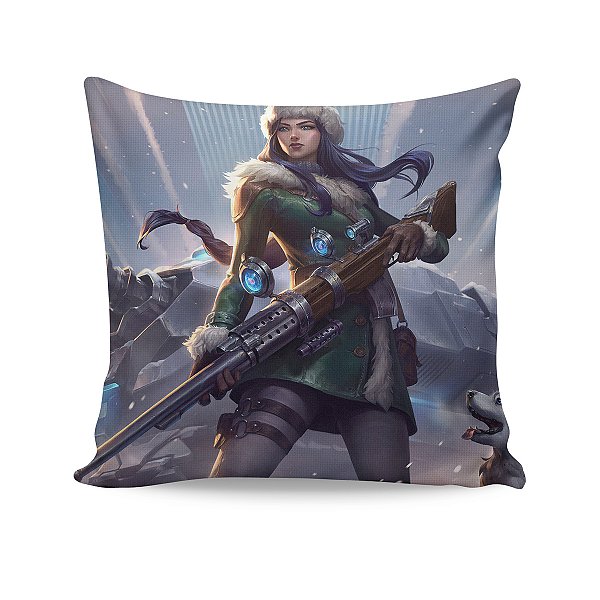 Almofada Caitlyn Guerrilheira do Ártico League Of Legends