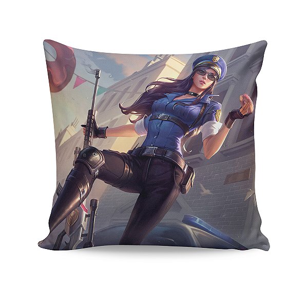Almofada Caitlyn Policial League Of Legends LOL
