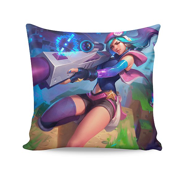 Almofada Caitlyn Fliperama League Of Legends LOL