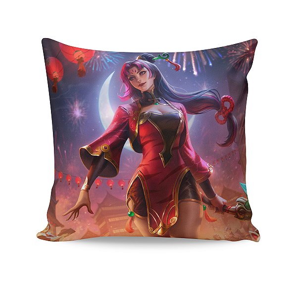 Almofada Diana Fogos de Artifício League Of Legends LOL