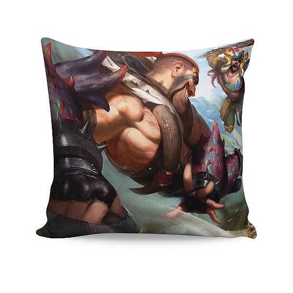 Almofada Draven Caçador de Feras League Of Legends LOL