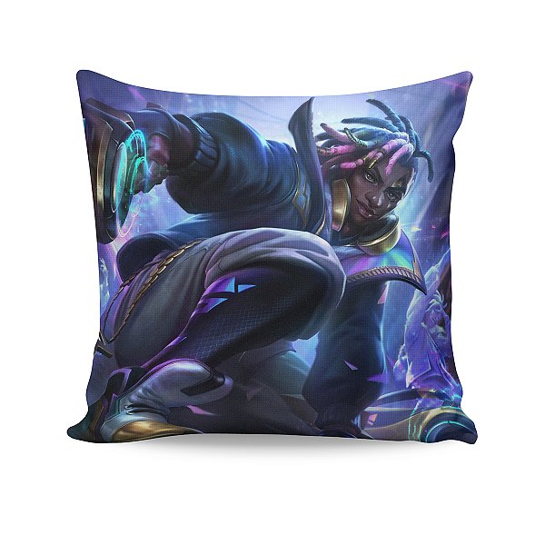 Almofada Ekko True Damage Revelação League Of Legends LOL