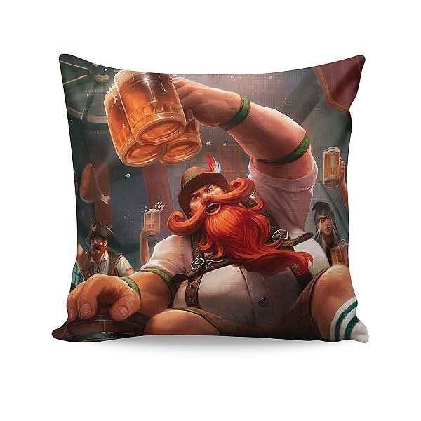 Almofada Gragas Oktoberfest League Of Legends LOL