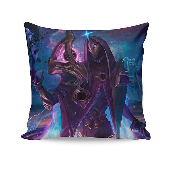 Almofada Jhin Cosmos Negro League Of Legends LOL