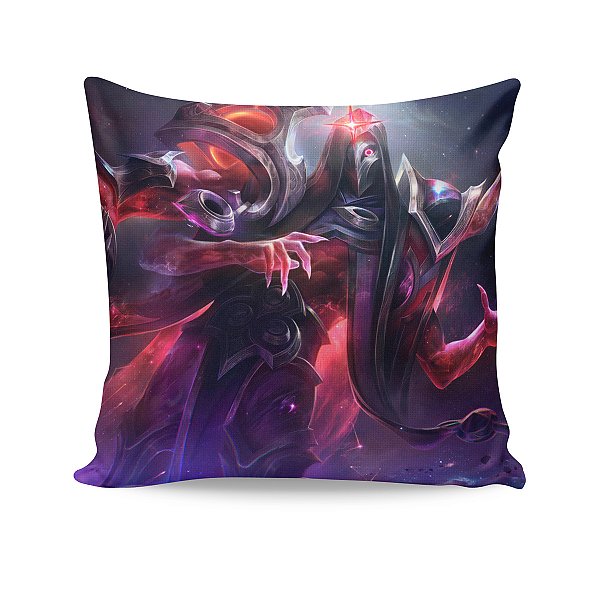 Almofada Jhin Erradicação do Cosmos Negro League Of Legends