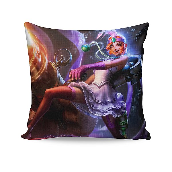 Almofada Jinx Cidade do Crime League Of Legends LOL