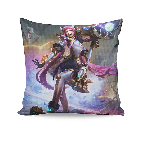 Almofada Jinx Felina de Batalha de Prestígio LOL