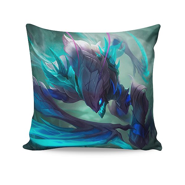 Almofada KhaZix Florescência Mortal League Of Legends LOL